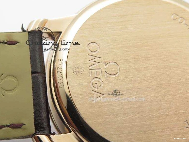 0225 De Ville MK 1:1 Best Edition RG Blue Dial On Black Leather Asian Seagull T1701 (Sec@6) FastDry 8235